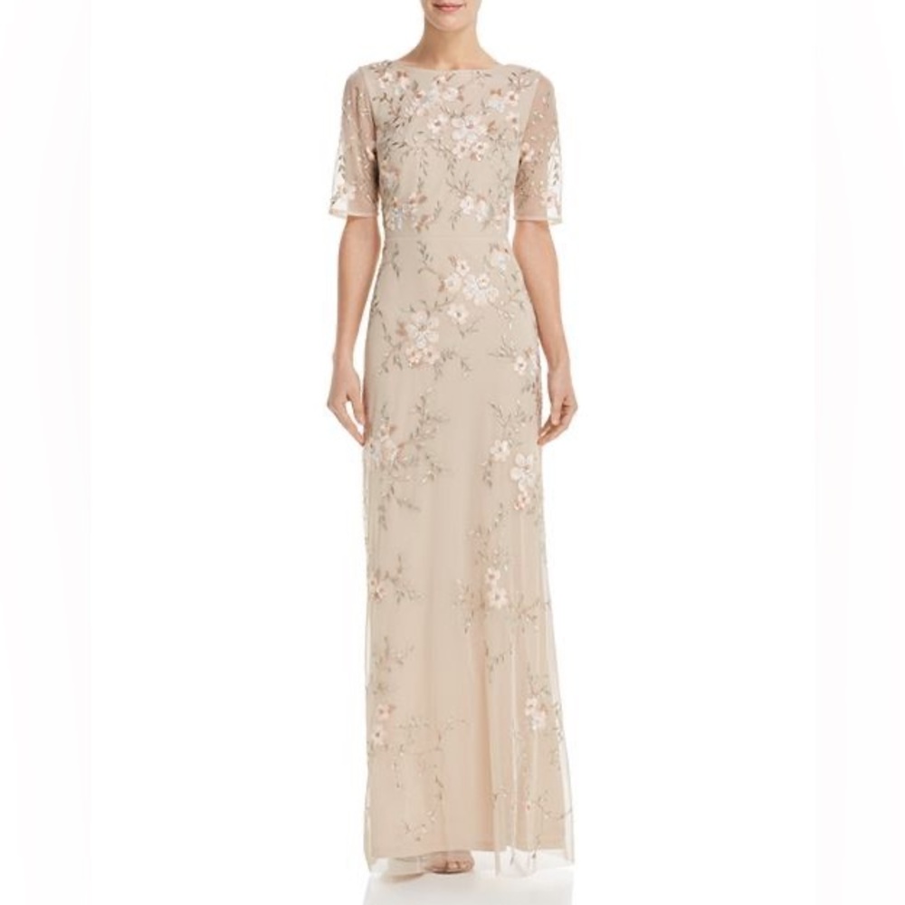 Adrianna Pappell Floral Dress